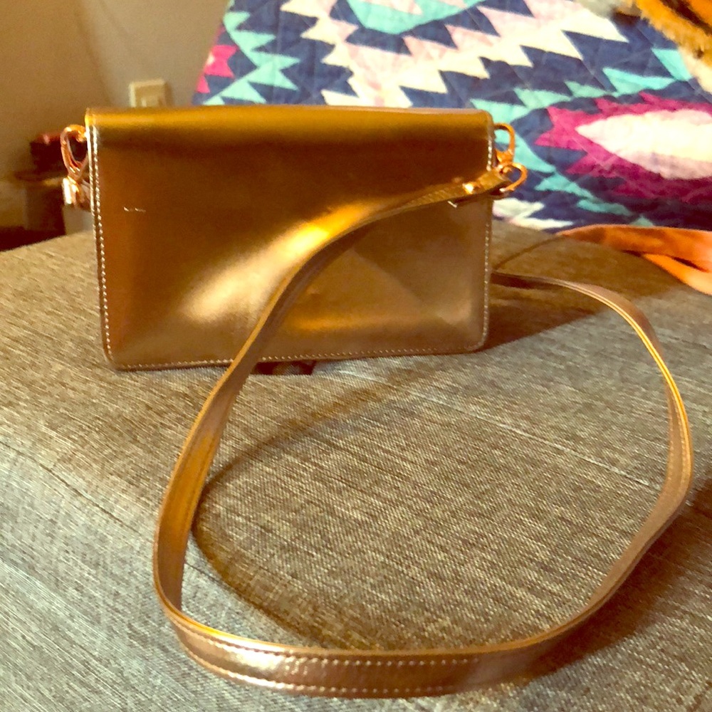 Rose gold wallet purse